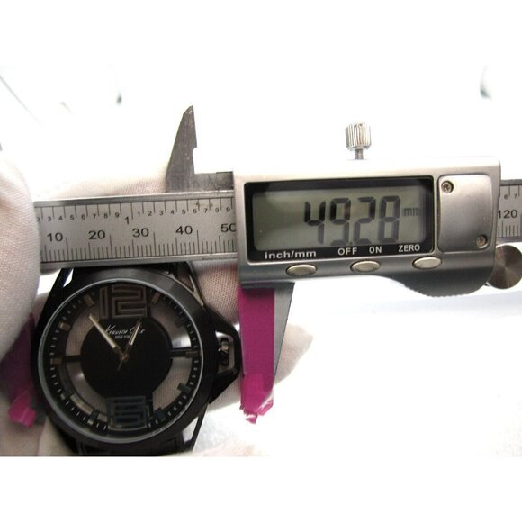 Men's Kenneth Cole New York Quartz WR Analog 49mm Dial Causal Round Watch (G112) - Picture 2 of 9